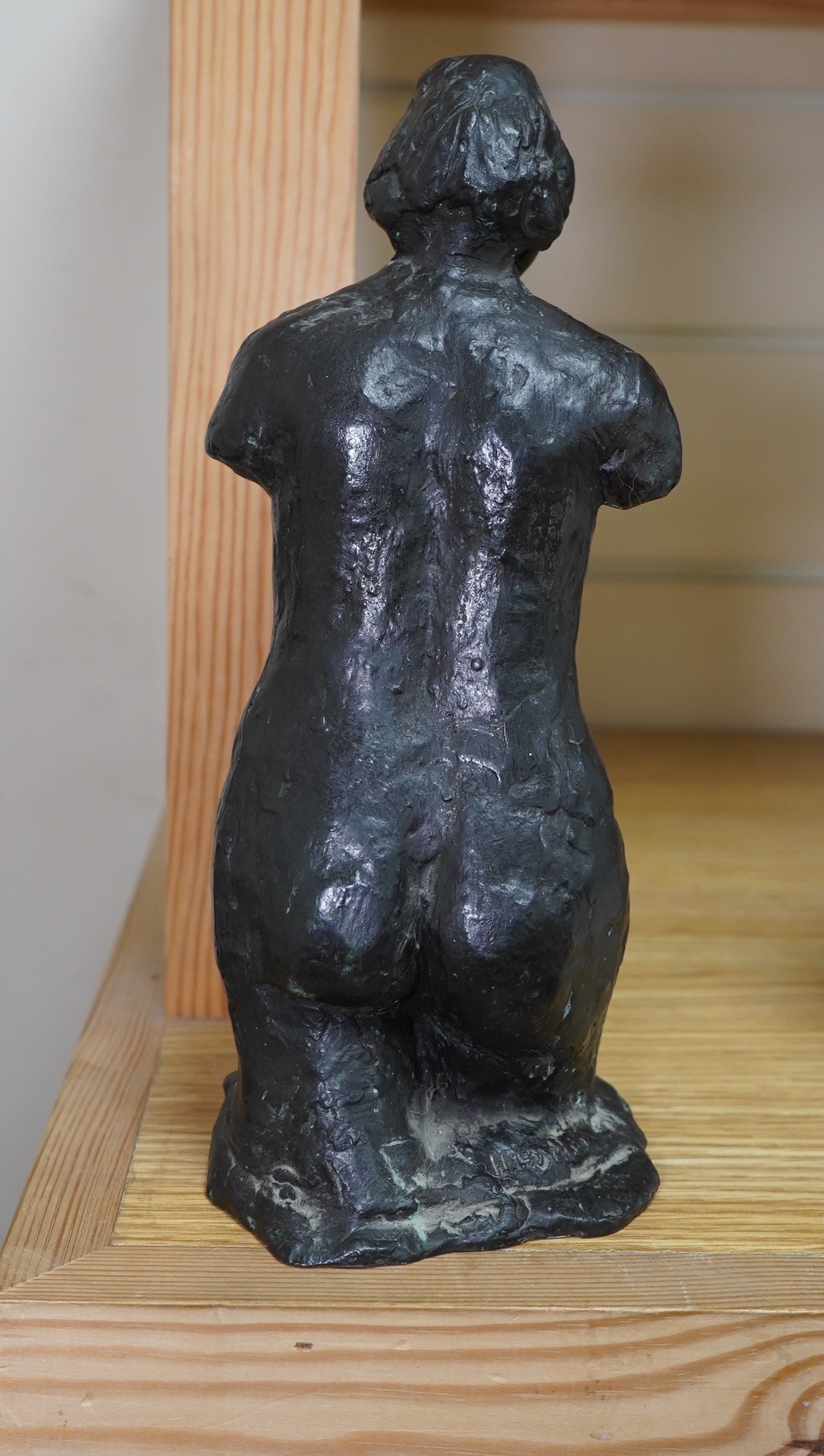 An Impressionist style bronze female torso, indistinctly signed, 23cm. Condition - dusty but otherwise good